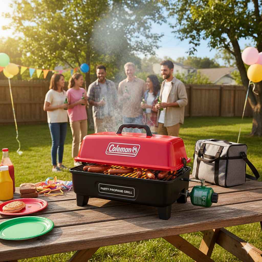 Weber Q3200 Review: The King Of Portable Gas Grills 4 Coleman Party Propane Grill