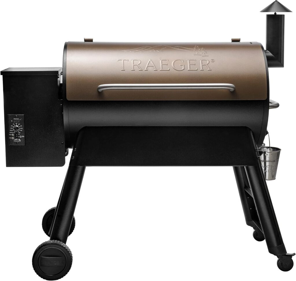Traeger Grills Pro 34 Electric Wood Pellet Grill And Smoker Bronze 1