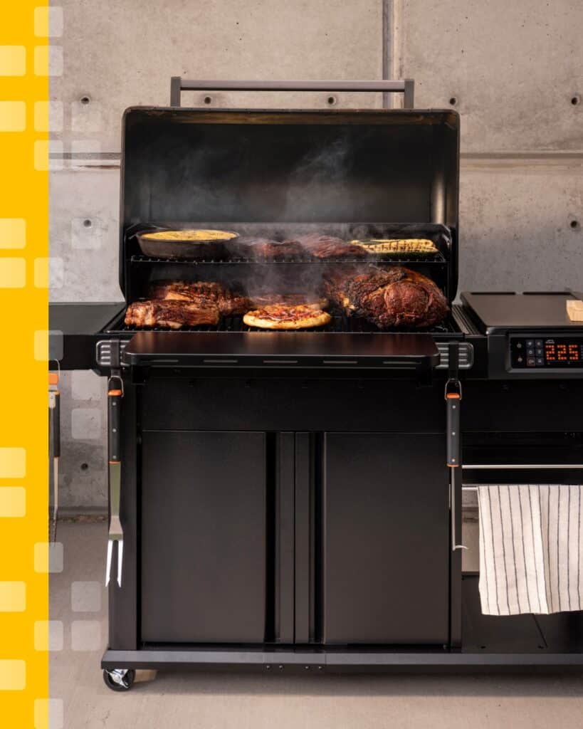 Grilling Food With Traeger Pellet Smoker