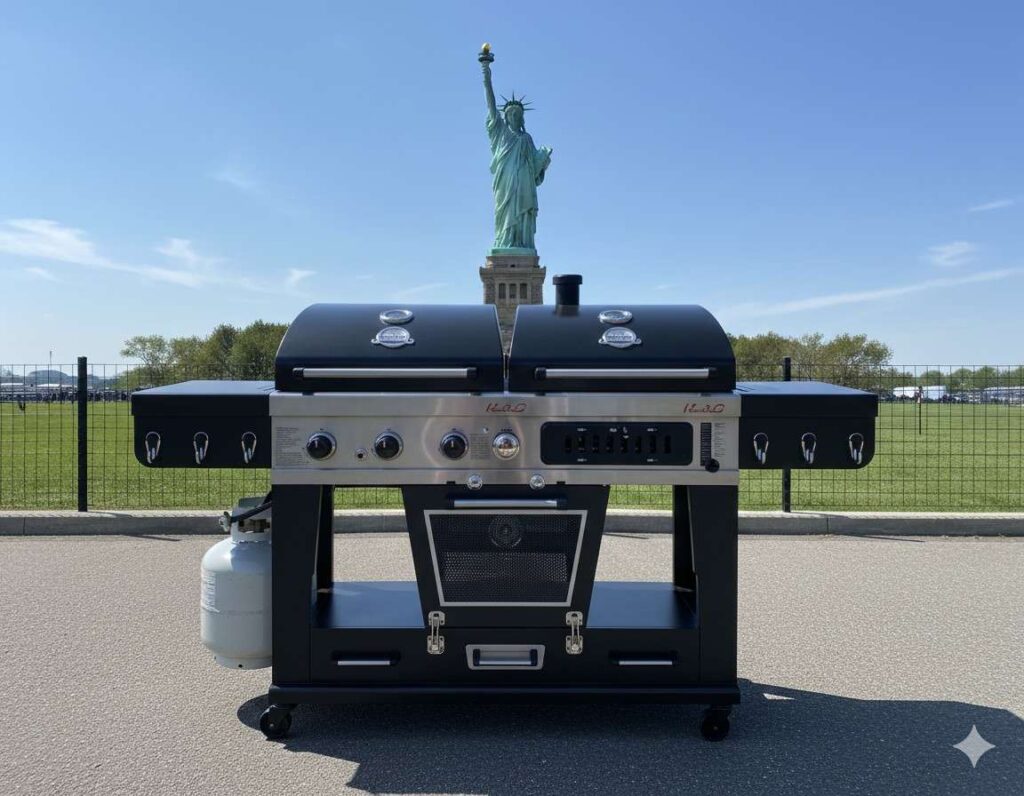 Pit Boss Memphis Ultimate 4 In 1 Gas Harcoal Smoker