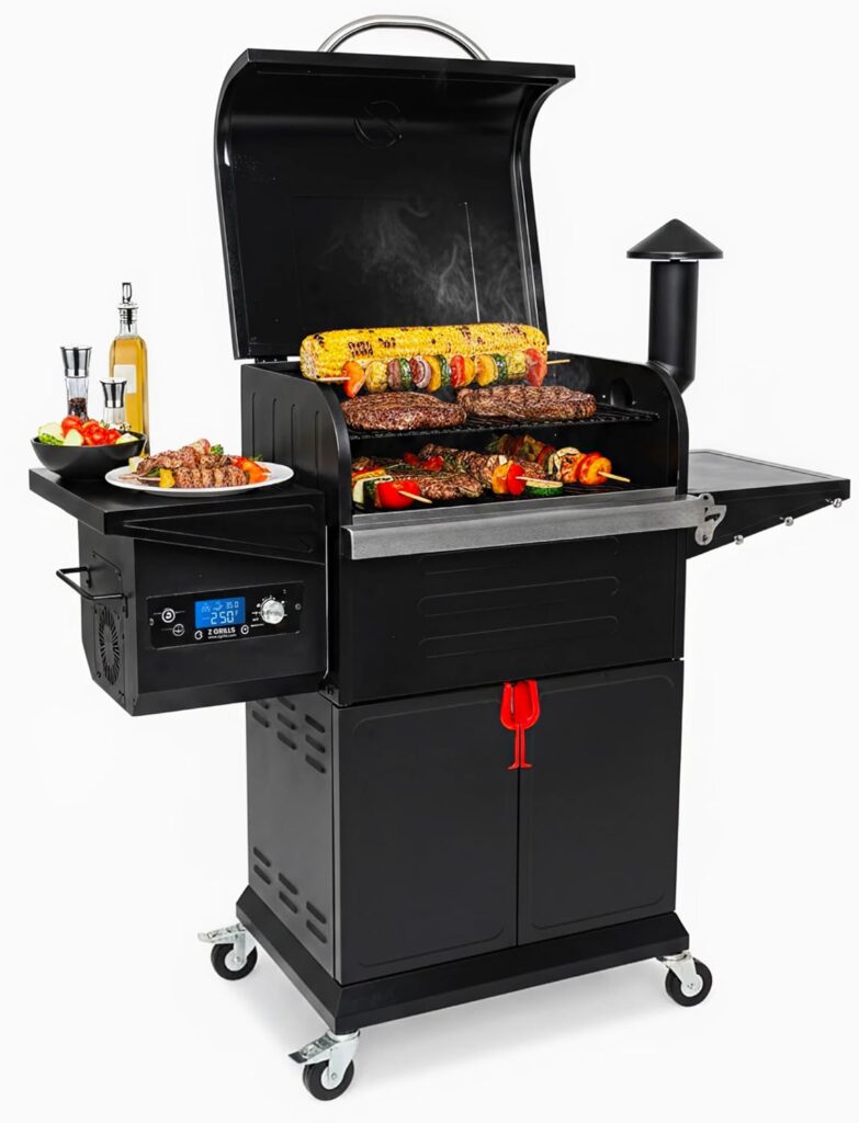 Z Grill Wood Pellet Grill Smoker 8 In 1