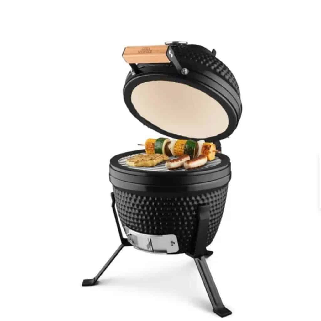 Chefood 16-Inch Ceramic Kamado Style Pumpkin Grill