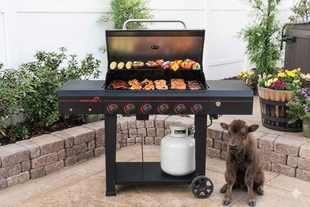 Megamaster 6-Burner Propane Gas Grill
