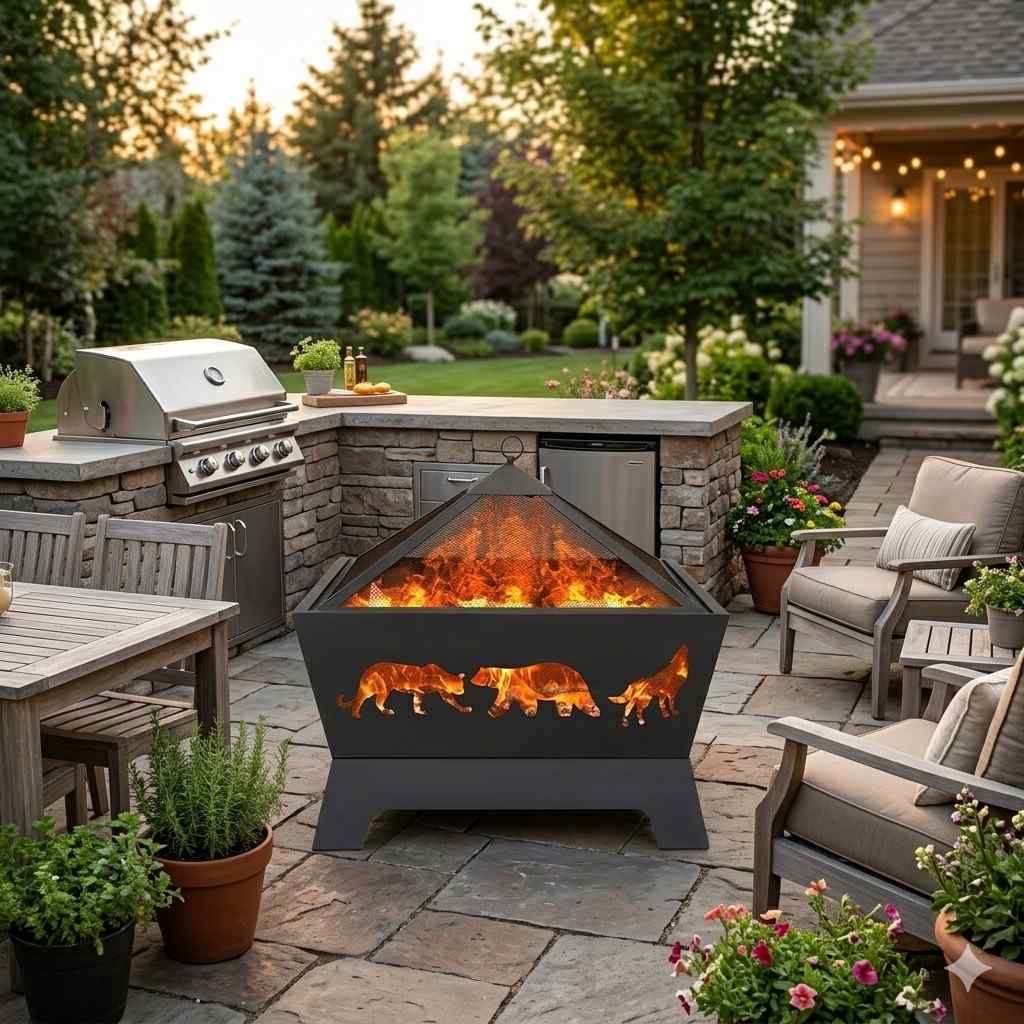 Hangkai Backyard Patio Garden Stove