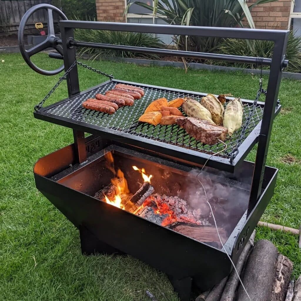 Skyflame Firepit Grill Combo
