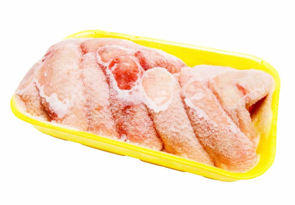 frozen chicken wings