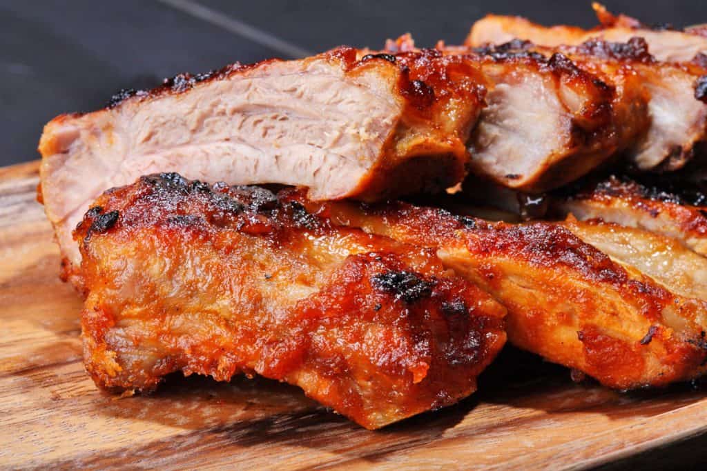 grilled pork ribs