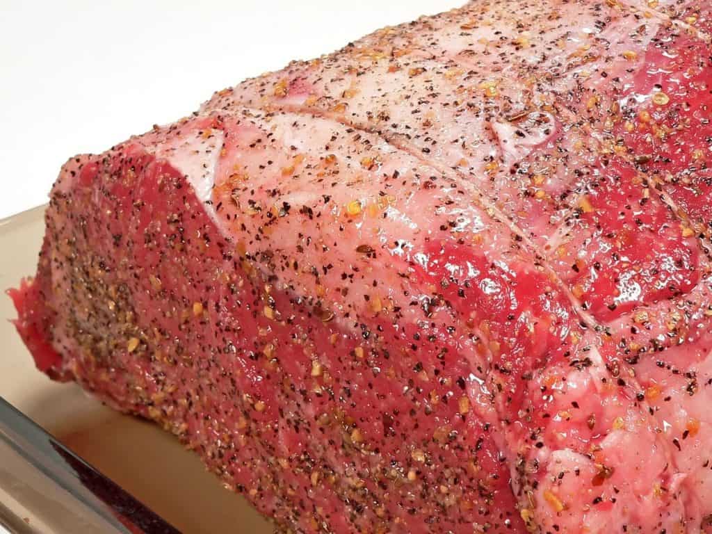 seasoned prime rib