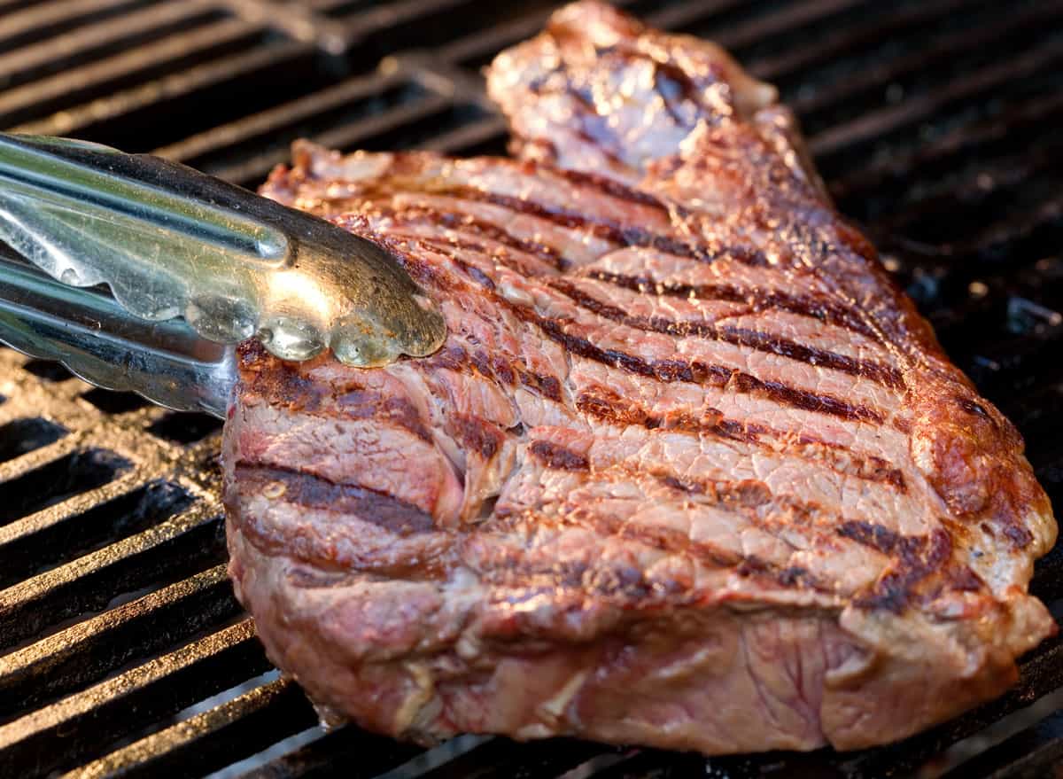 sirloin steak grilled