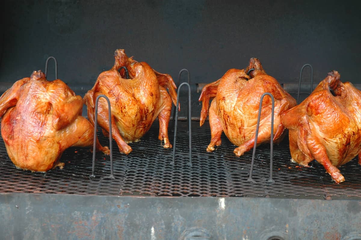 smoking 2 turkeys at the same time