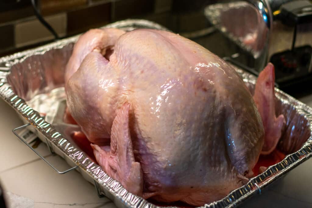 drying out turkey in fridge