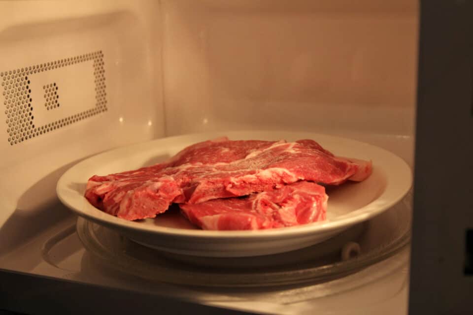 How To Cut Frozen Ground Beef Into Portions With a Knife