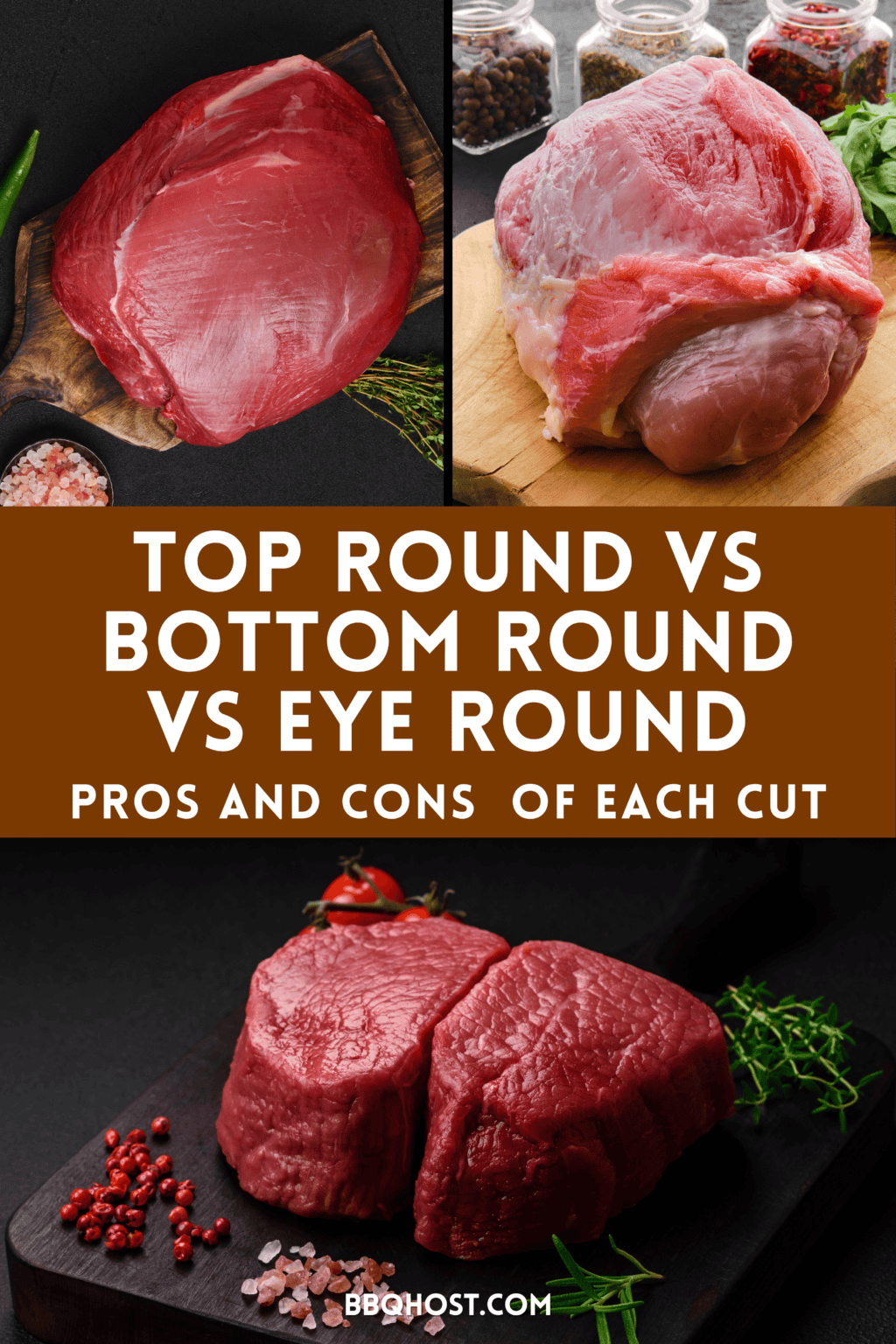 Top Round vs Bottom Round vs Eye Round How They Compare