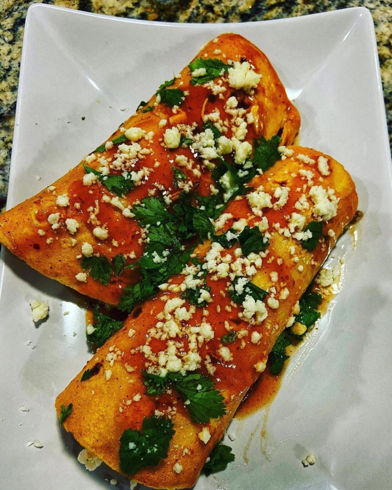 Pulled Pork Enchiladas With Smoky Sauce