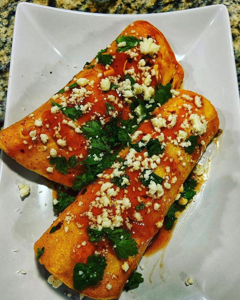 Pulled Pork Enchiladas With Smoky Sauce