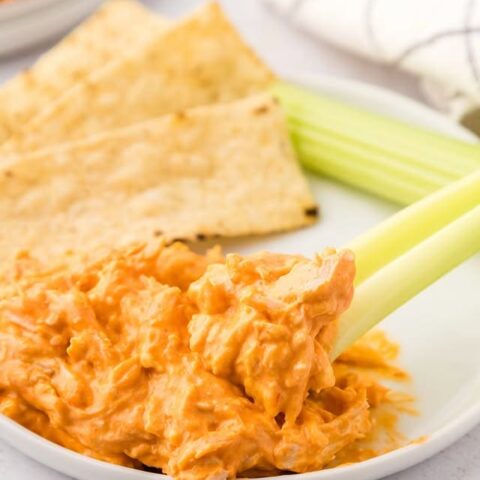 Buffalo Chicken Dip with Fall Twist