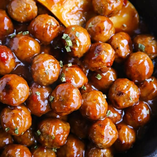 bbq meatballs for tailgating