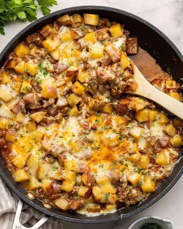 One-Pan Wonders: 12 Dinner Ideas With Hamburger Meat 10 Beef And Potato Hash
