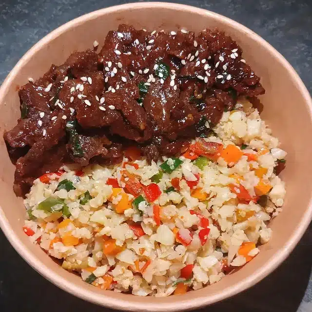 Cauliflower Rice Pilaf Side Dish