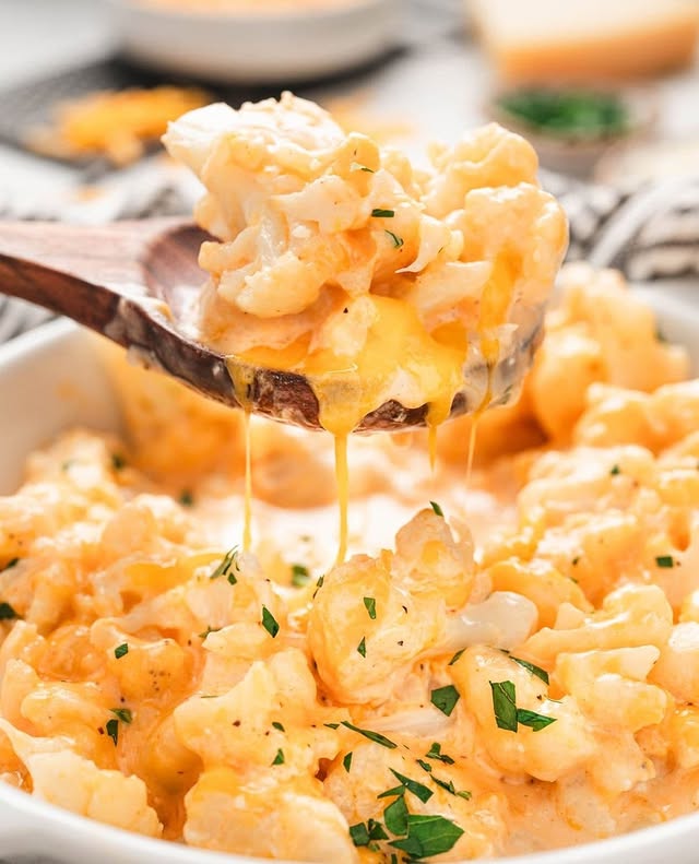 Cheesy Cauliflower Mac Side Dish Delight