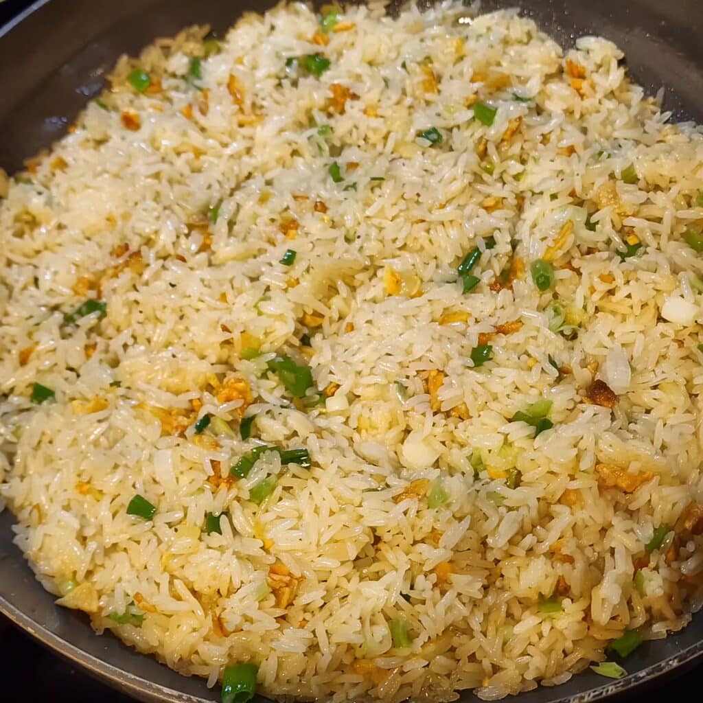 Filipino Chinese Fusion Garlic Fried Rice