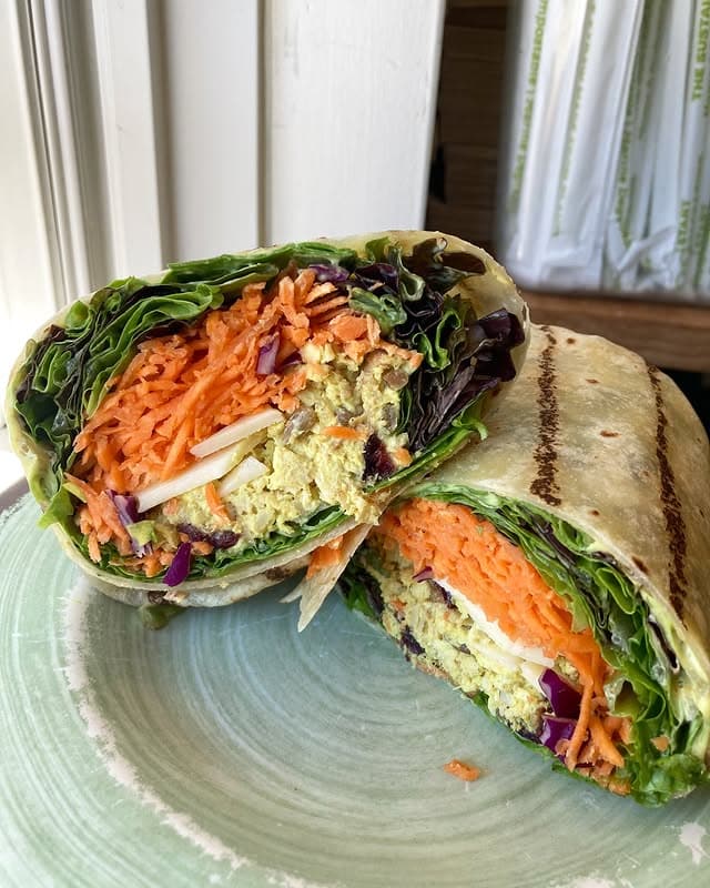 flavorful chicken salad wraps