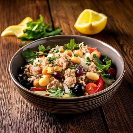 Health Fuel Tuna And White Bean Salad