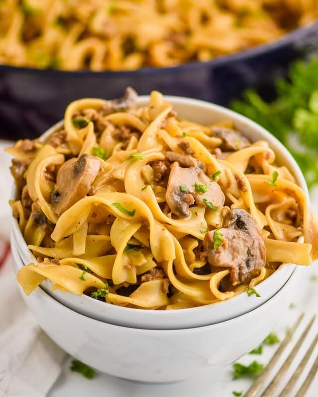 One-Pan Wonders: 12 Dinner Ideas With Hamburger Meat 5 One Pot Beef Stroganoff