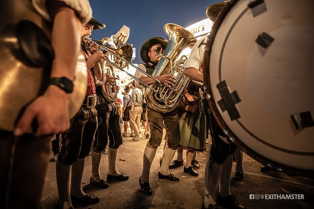 Playing Music During Oktoberfest