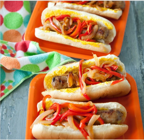 Simple Beer Brats In Buns