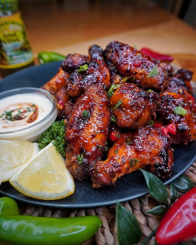 Asian Style Sticky Chicken Drumettes