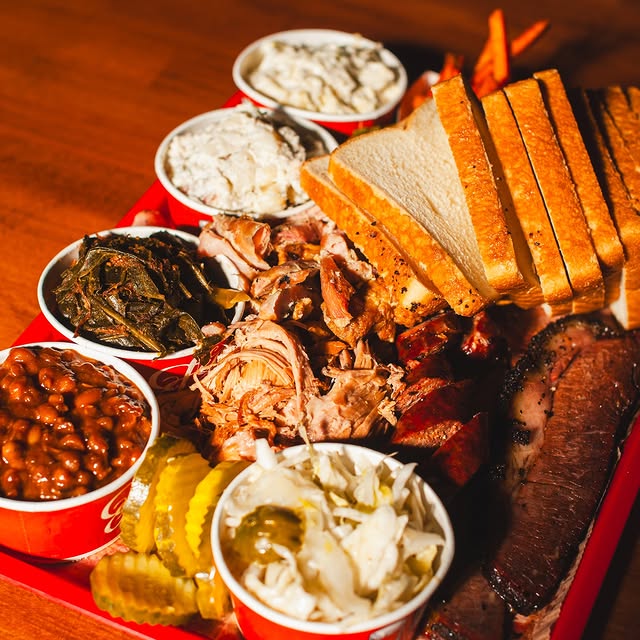 bbq bread and sides