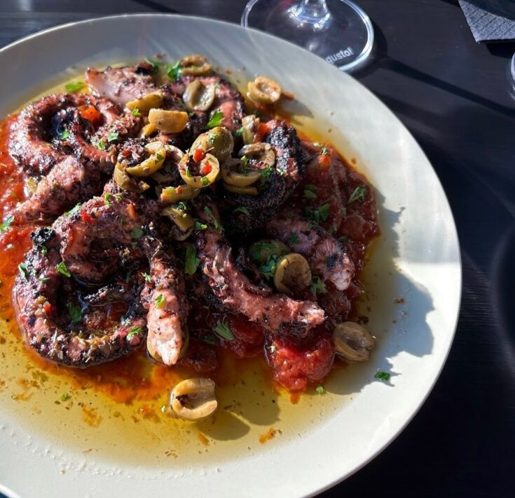 Charred Octopus Skewers