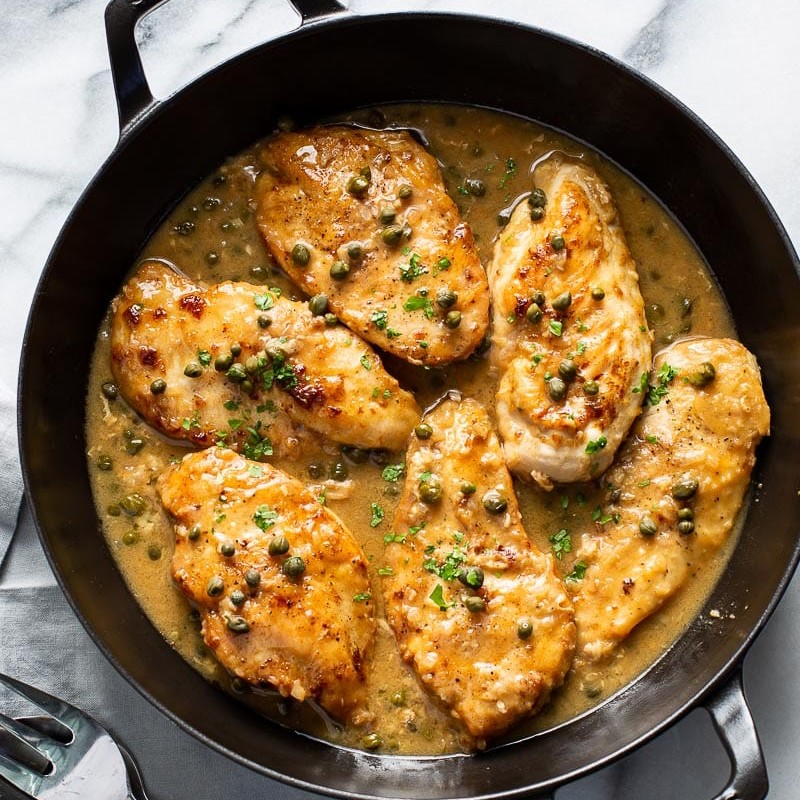 13 Easy Chicken Recipes To Make You Look Like A Pro Chef 5 Chicken Piccata