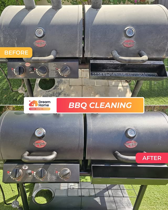 Cleaned Bbq Grill Before And After Photo