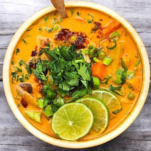 Coconut Lime Curry With Fall Chili Base