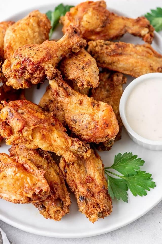 Crispy Oven Baked Chicken Wings