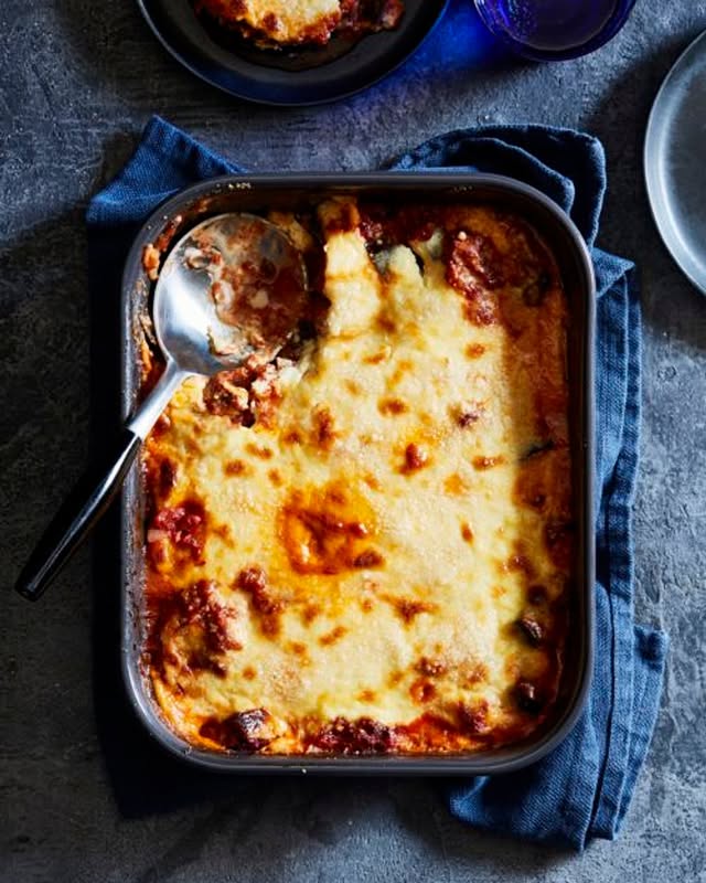 Eggplant Moussaka With Beef
