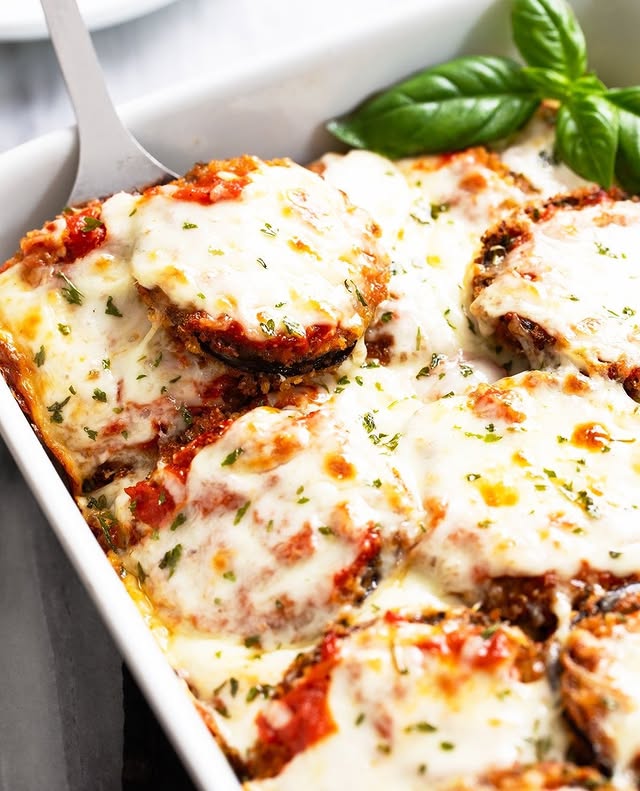 Eggplant Parmesan With Ground Beef