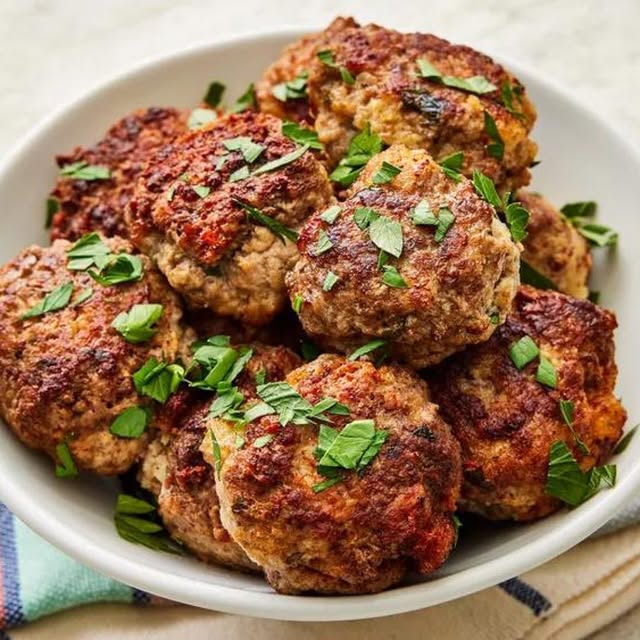 fall oven-baked meatballs