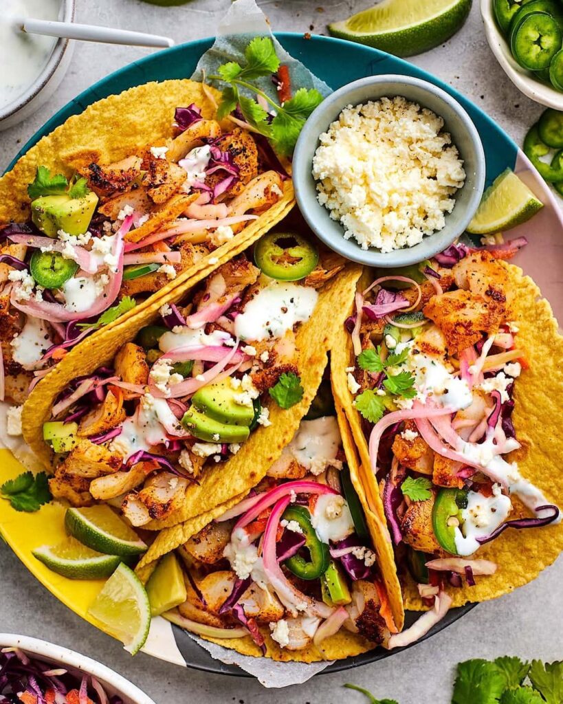 12 No-Fuss Seafood Recipes You’ll Love Cooking For Days On End 11 Fish Tacos With Cabbage Slaw