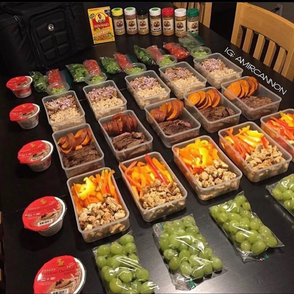 Food Prep Prior To Camping