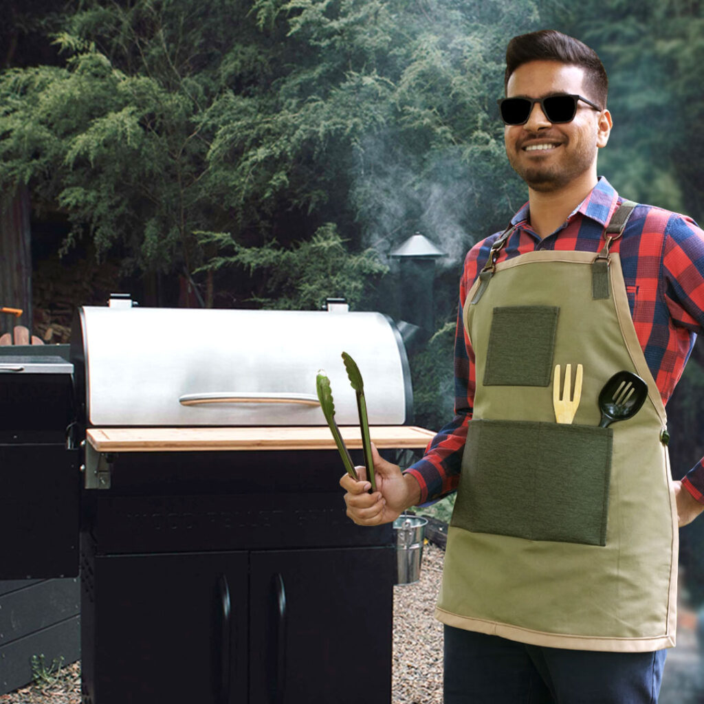 Fire, Smoke, And Steel: The Pitmaster’s Tool Guide 3 Grill Protective And Tool Holder Apron