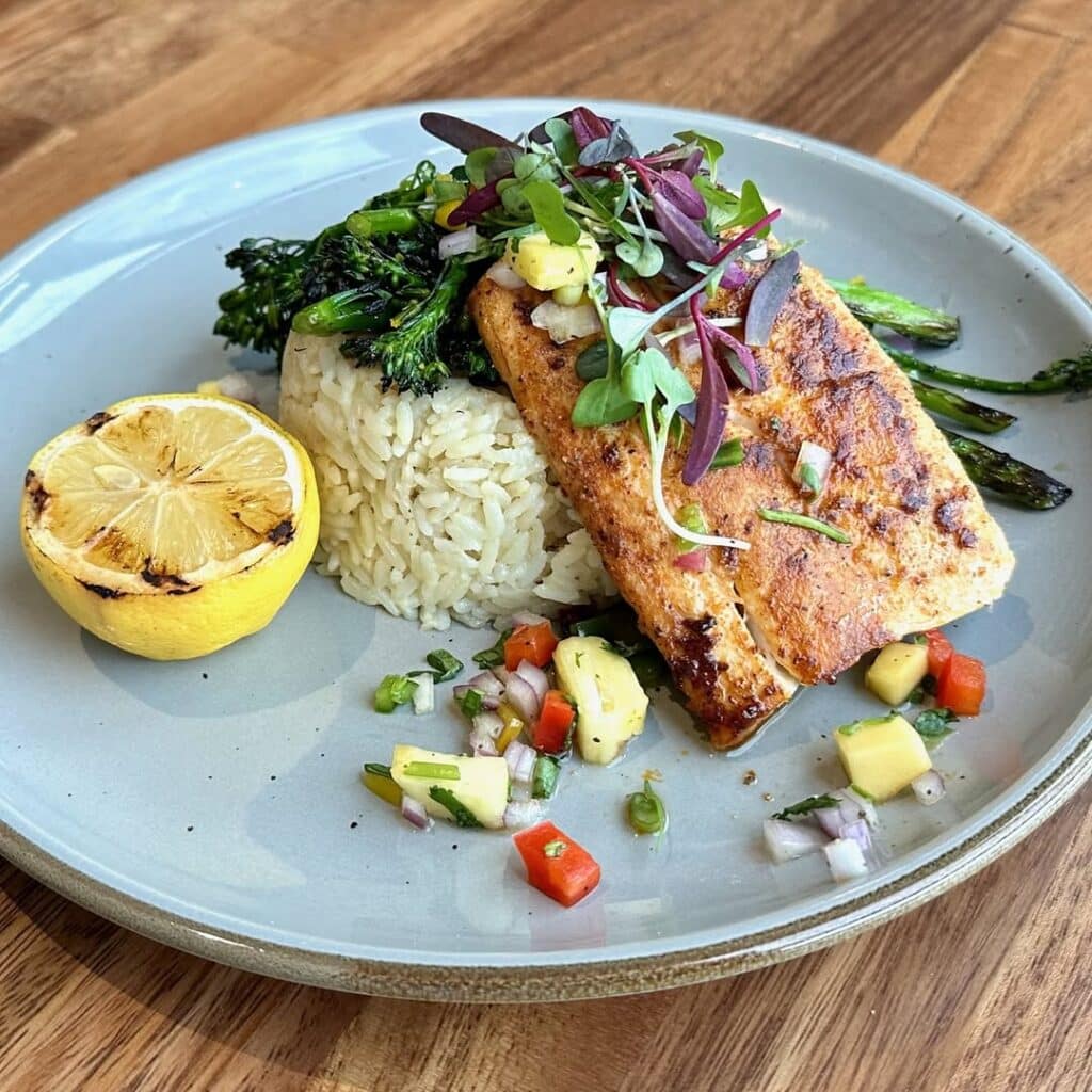 12 No-Fuss Seafood Recipes You’ll Love Cooking For Days On End 9 Grilled Mahi Mahi With Mango Salsa