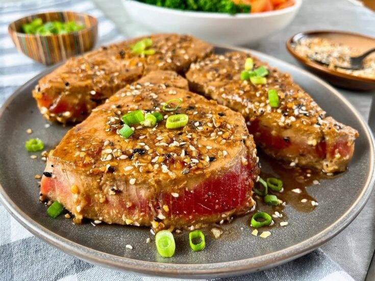 Honey Sesame Glazed Grilled Tuna