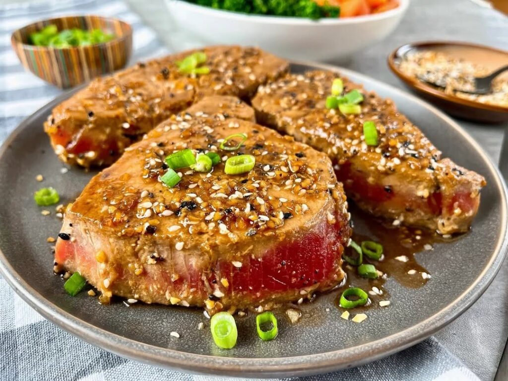 12 No-Fuss Seafood Recipes You’ll Love Cooking For Days On End 4 Pan Seared Tuna Steaks With Soy Glaze
