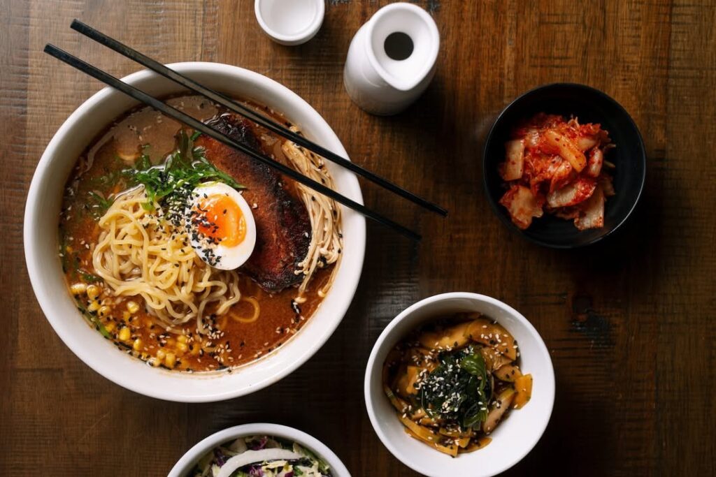 15 Best Noodle Recipes With Chicken, Beef, Or Pork And Veggies 8 Pork Ramen With Soft Boiled Egg And Greens