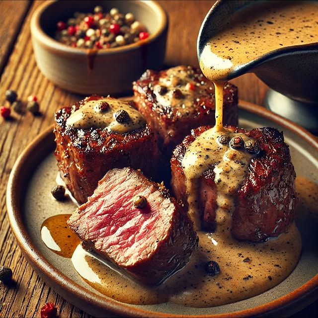 Sauce Pan Made From Leftover Steak Bits