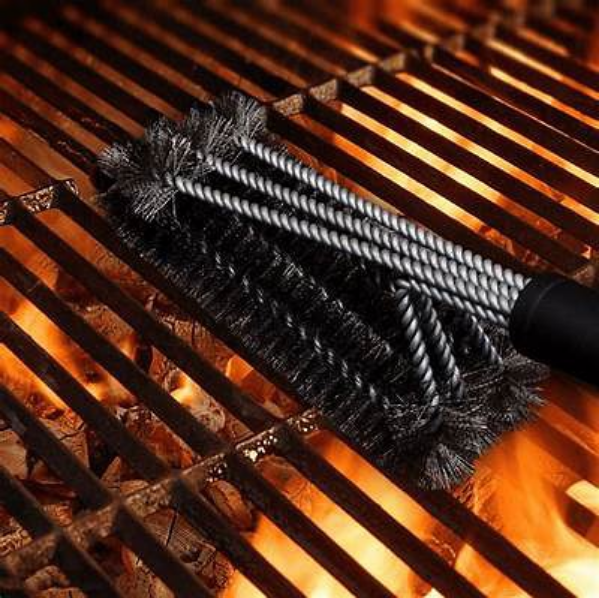 Scrubbing Bbq Grill