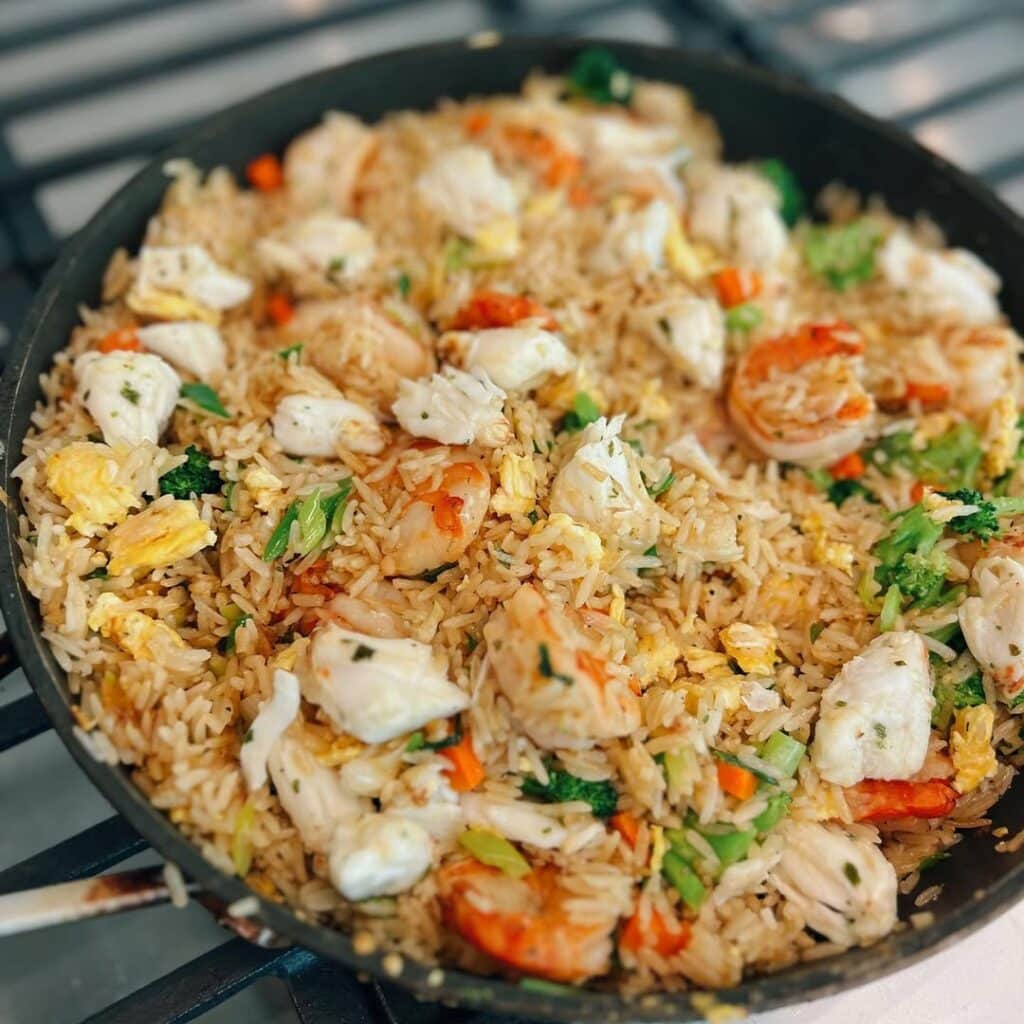 12 No-Fuss Seafood Recipes You’ll Love Cooking For Days On End 7 Seafood Fried Rice